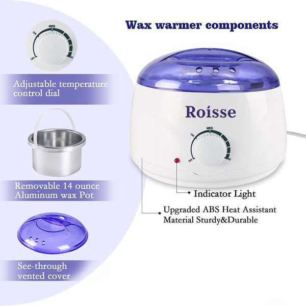 Ranrose Wax Warmer Kit For Hair Removal, Melting Wax Pot Kit
