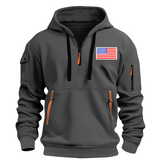 Embroidery USA Flag Hoodie