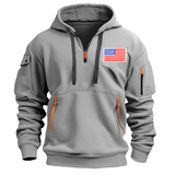 Embroidery USA Flag Hoodie