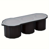 Silicone Ice Mold with Lid, 3 Cavity Hollow Cylindrical Tray