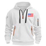 Embroidery USA Flag Hoodie