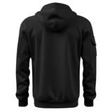 Multi-pocket Pullover Zipper Hoodie