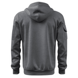 Multi-pocket Pullover Zipper Hoodie