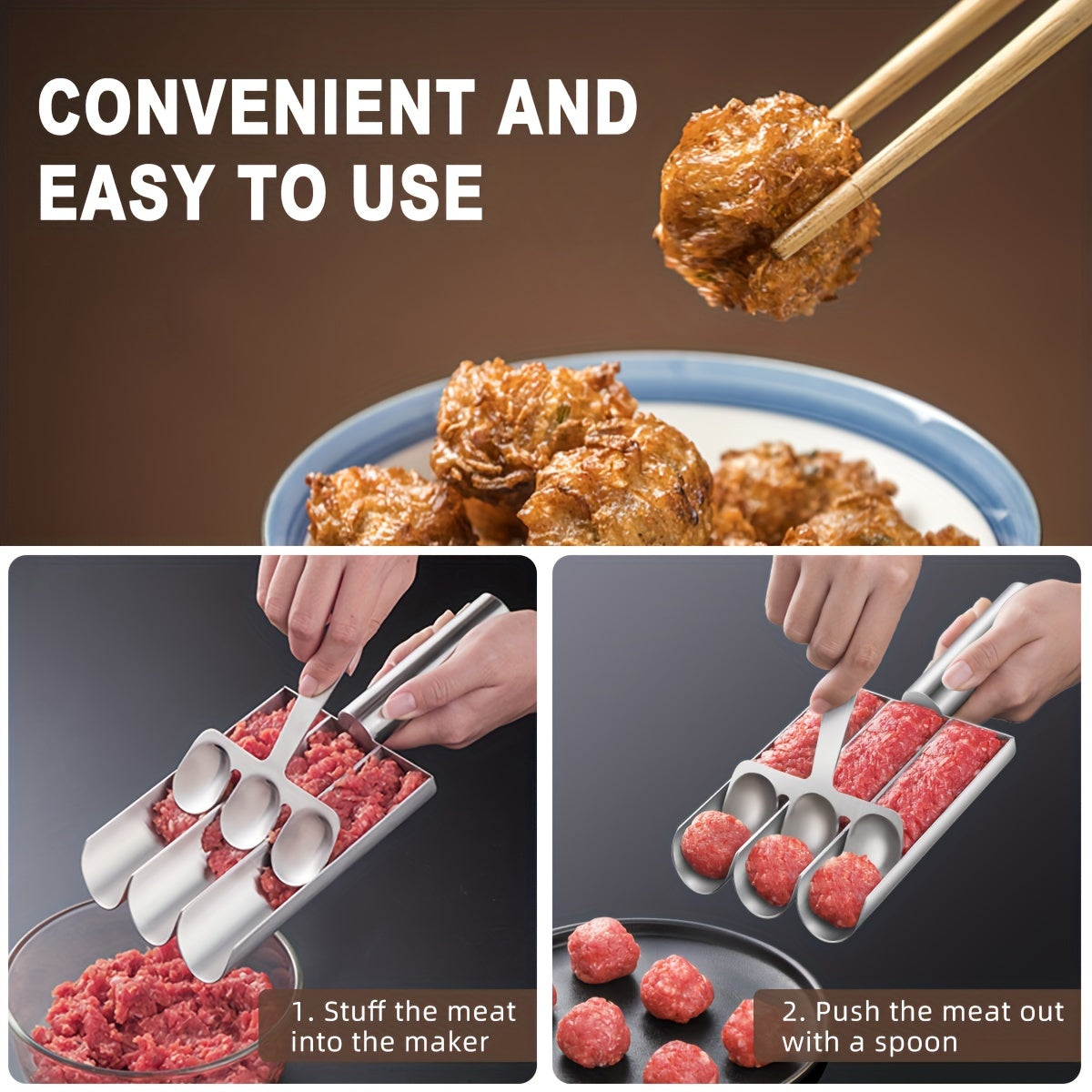 Deluxe Meatball Maker Kit