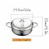 Stainless Steel Deep Fryer with Temperature Control