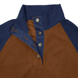 Casual Stand-up Collar Corduroy Sweatshirt