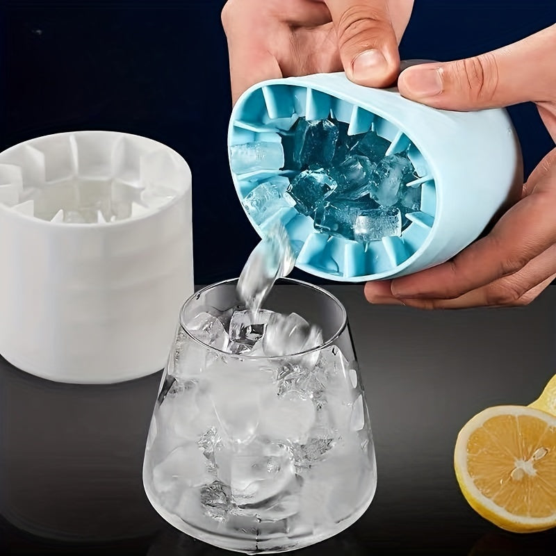 Ice Cubes With This Easy-Release Silicone Ice Cube Mold