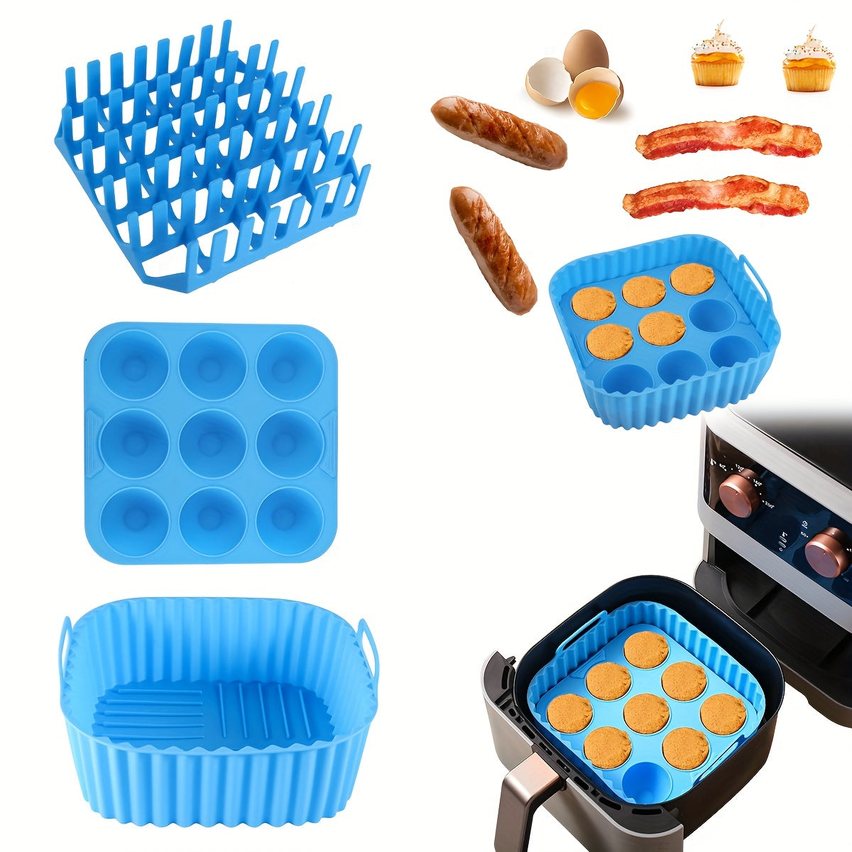 Silicone Air Fryer Accessories Kit