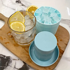 Ice Cubes With This Easy-Release Silicone Ice Cube Mold