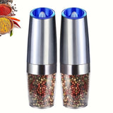 Electric Pepper and Salt Grinder Set