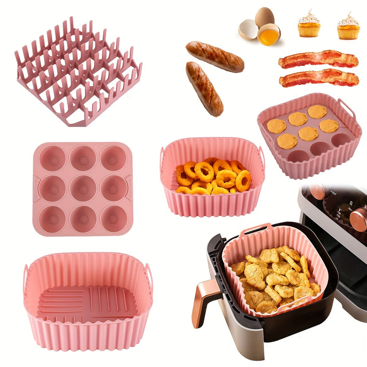 Silicone Air Fryer Accessories Kit