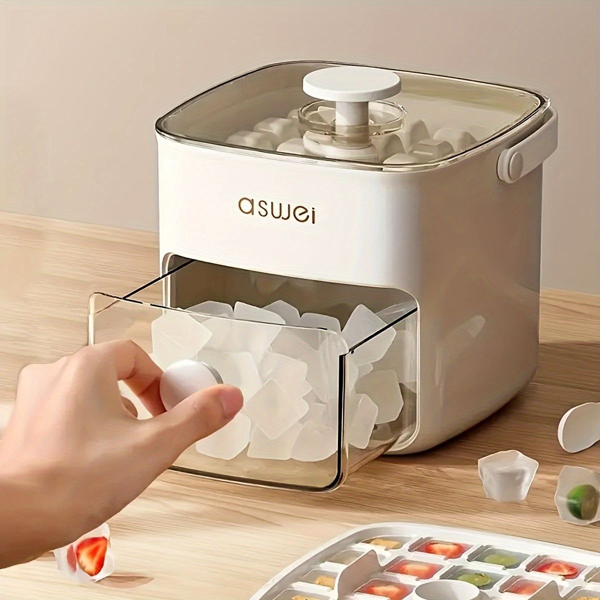 48-Ice Cube Maker with Large Capacity