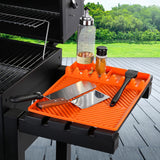 Silicone Grill Mat with Spatula Mat & BBQ Caddy