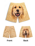 Cute Golden Retriever Shorts