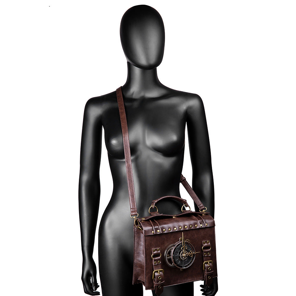 Punk Industrial Retro Style Shoulder Bag Crossbody Bag