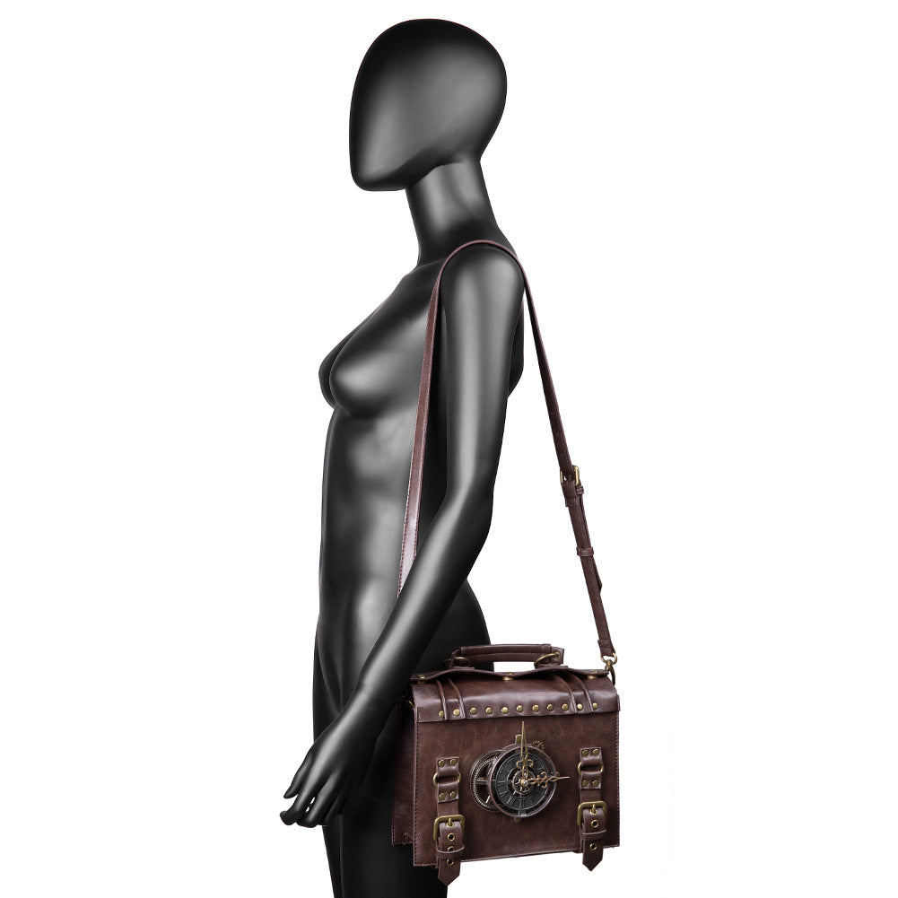 Punk Industrial Retro Style Shoulder Bag Crossbody Bag