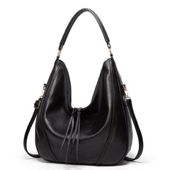 Tassel Hollow Out Large Shoulder Leisure Bag