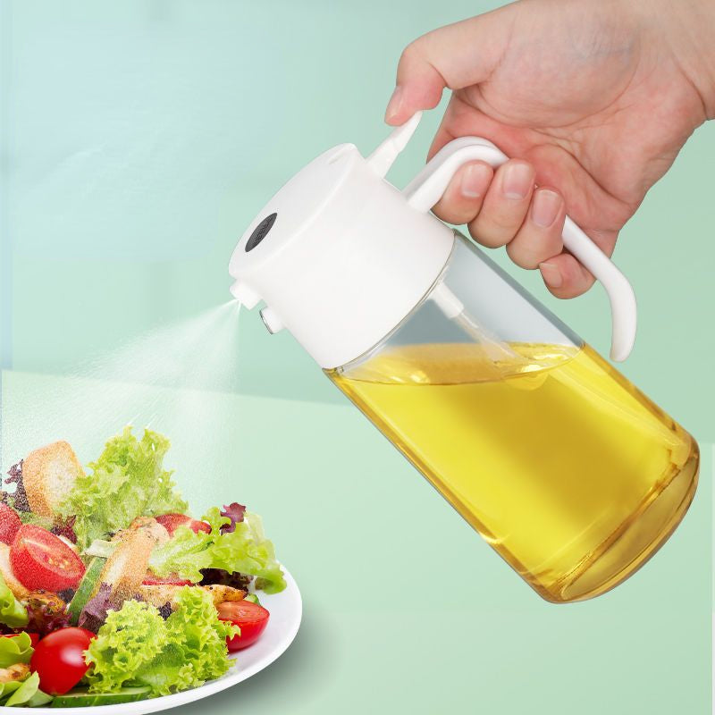 Multifunctional Oil Dispenser and Oil Sprayer - 500ml Oil Bottle