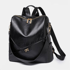 Soft Leather Backpack Purse