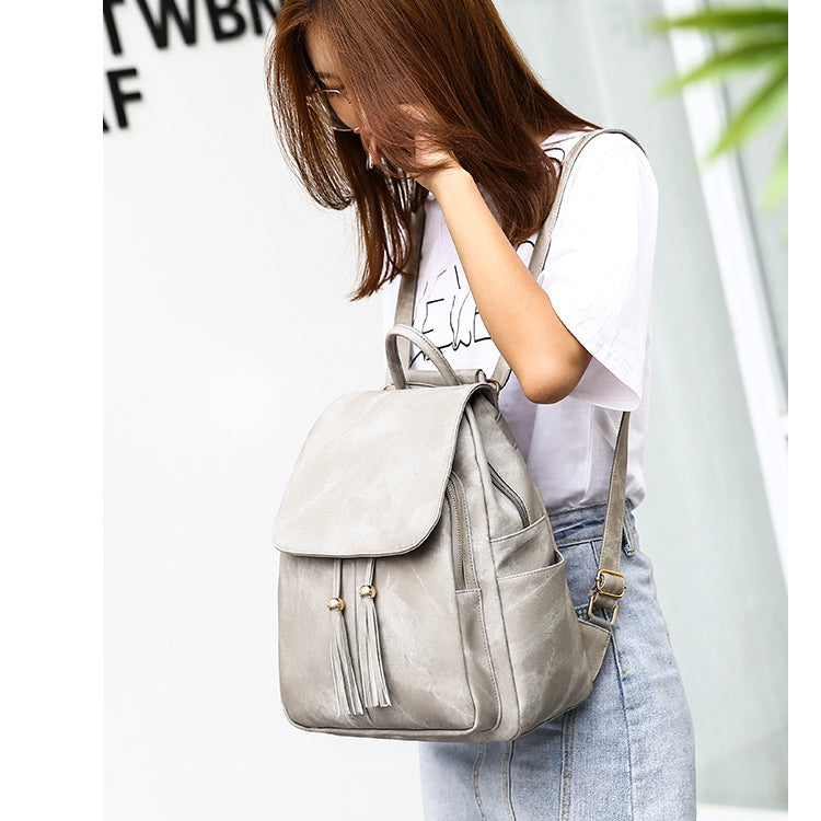 Nylon Women Backpacks With Card Bag