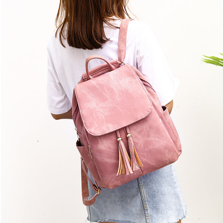 Nylon Women Backpacks With Card Bag