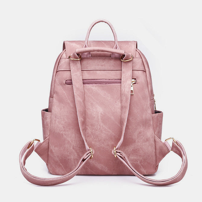 Nylon Women Backpacks With Card Bag