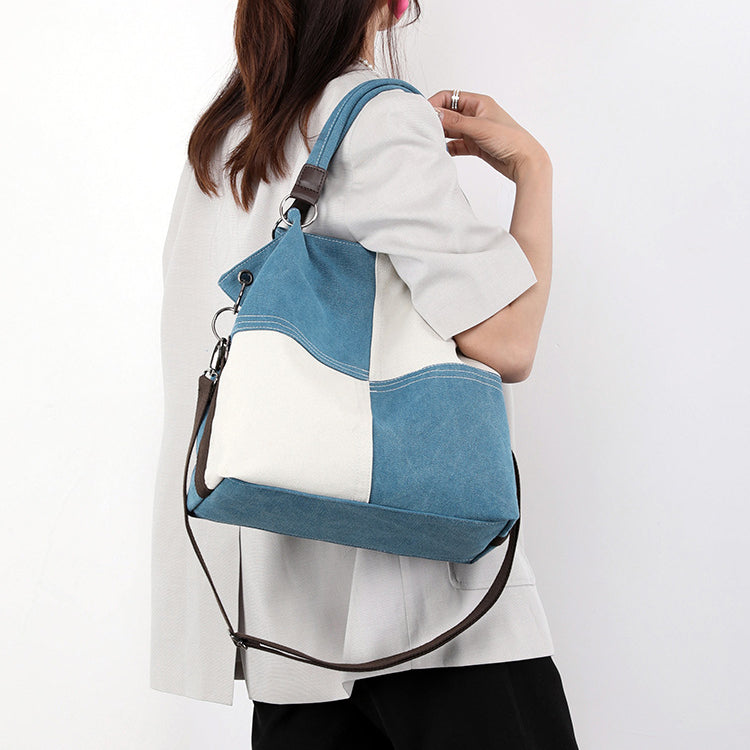 Casual Canvas Shoulder Bag Boston Bag