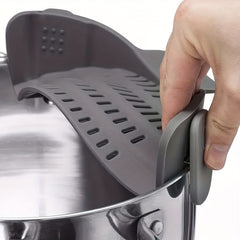 Adjustable Silicone Clip-On Strainer