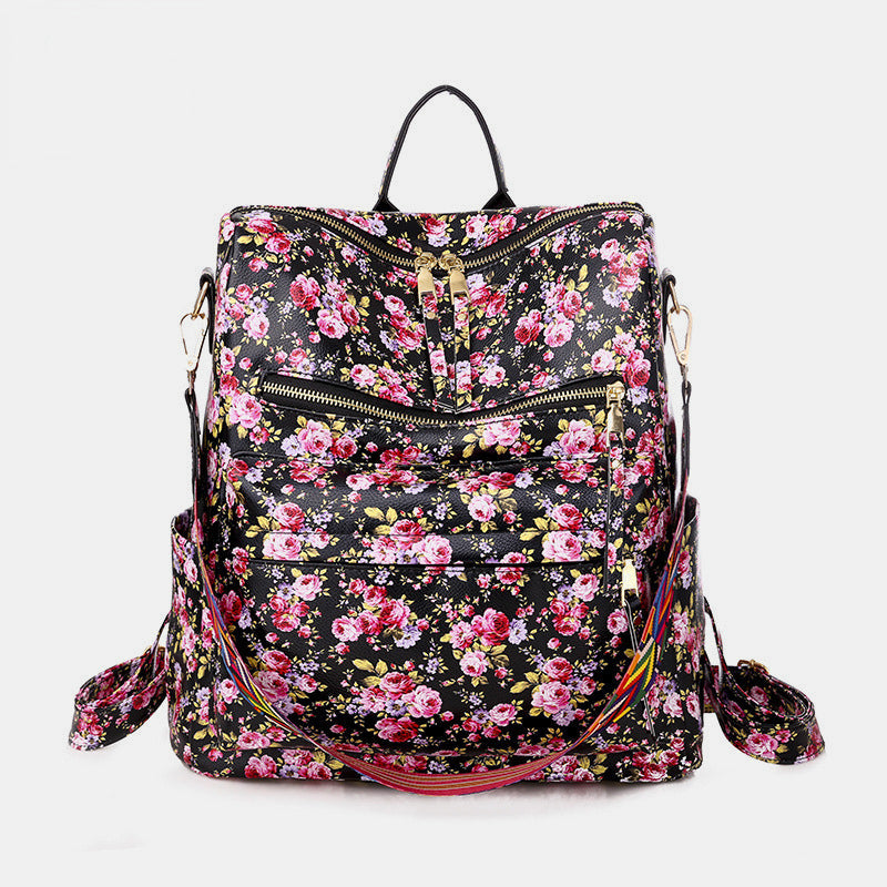 Steve Madden Do Embroidered Floral Backpack in Black | Lyst