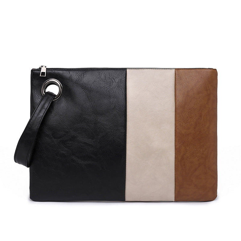 Contrast Color Handbags Clutch Bag Mobile Phone Bag