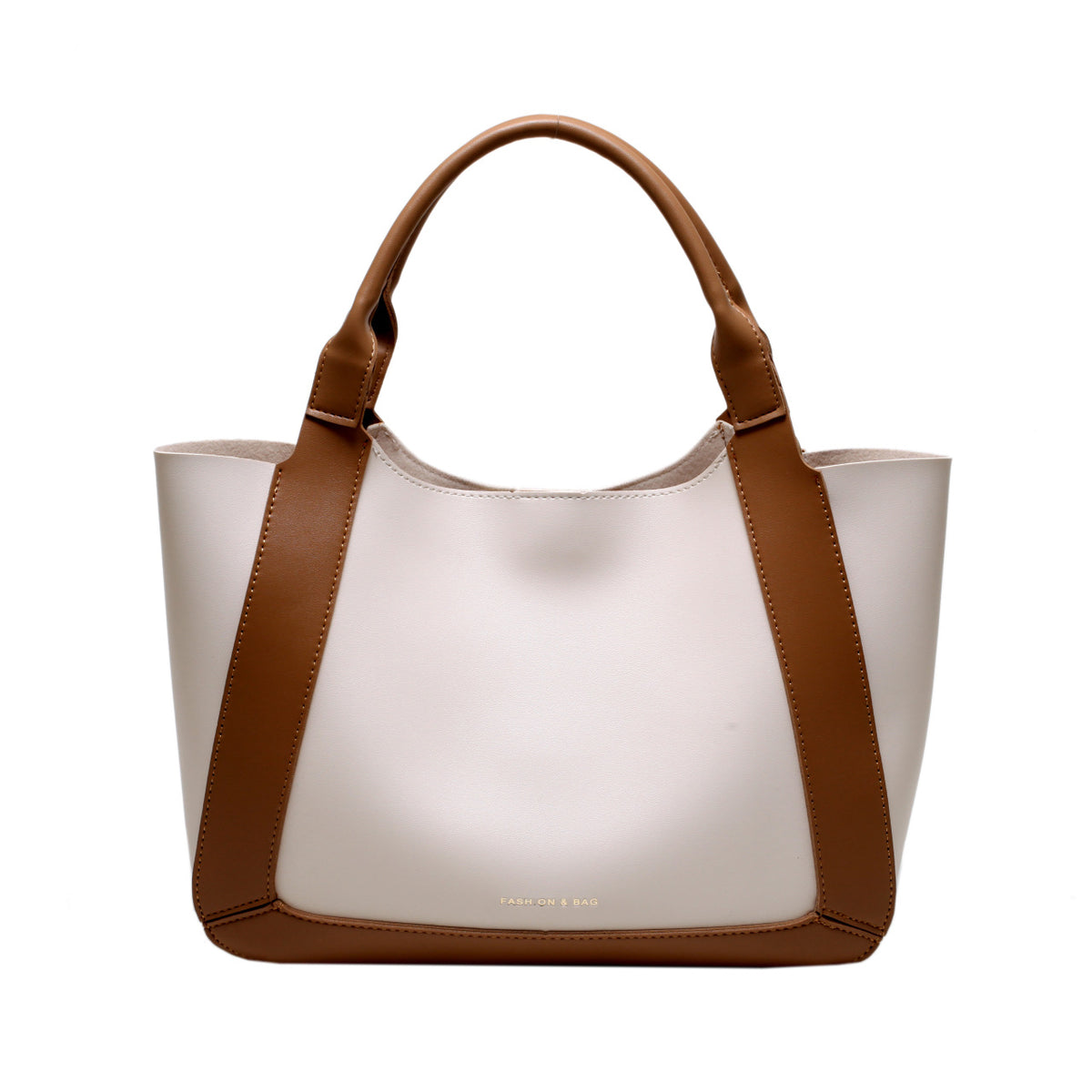 Contrast Color Bucket Tote Hand Bag