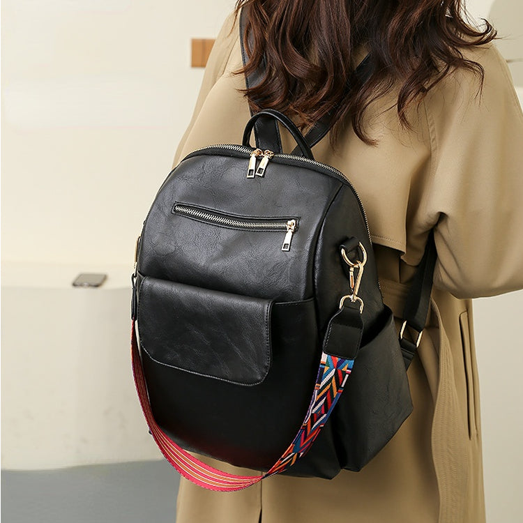 Vintage Large Capacity Women Backpack