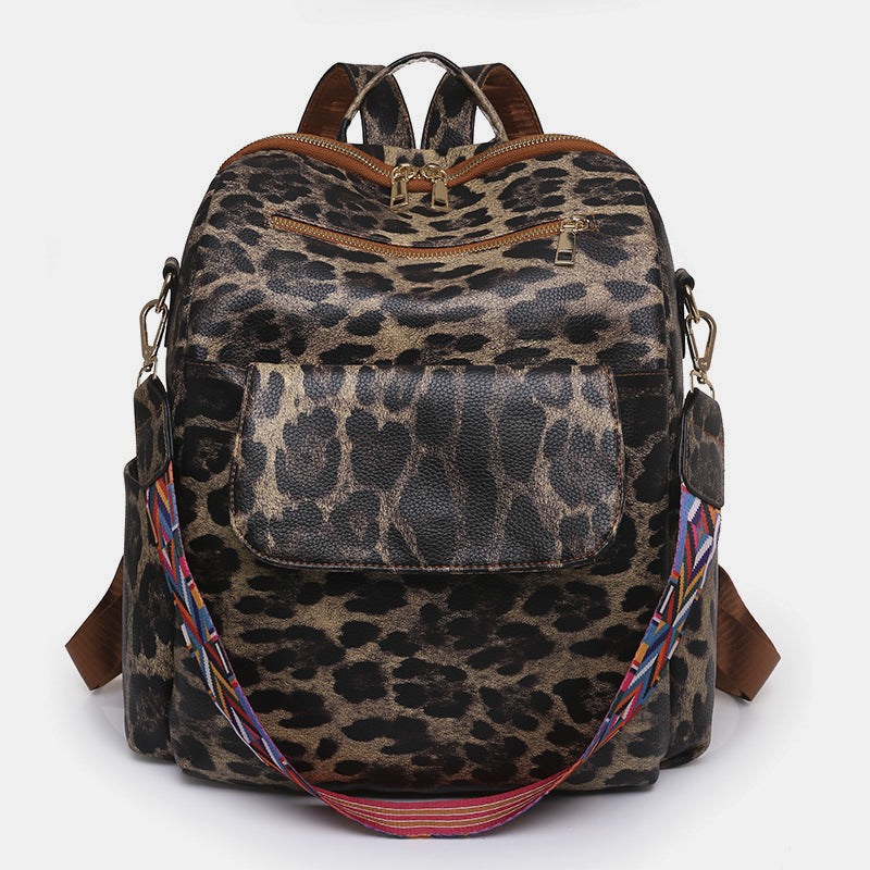 Vintage Large Capacity Women Backpack