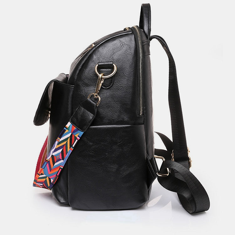 Vintage Large Capacity Women Backpack