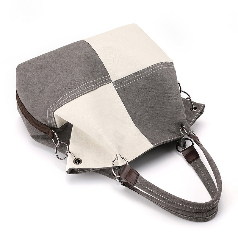 Casual Canvas Shoulder Bag Boston Bag