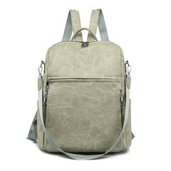 Retro Soft Leather Backpack