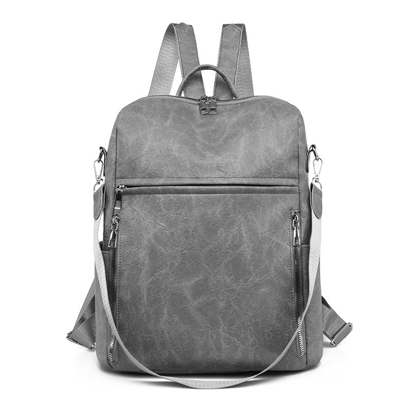 Retro Soft Leather Backpack