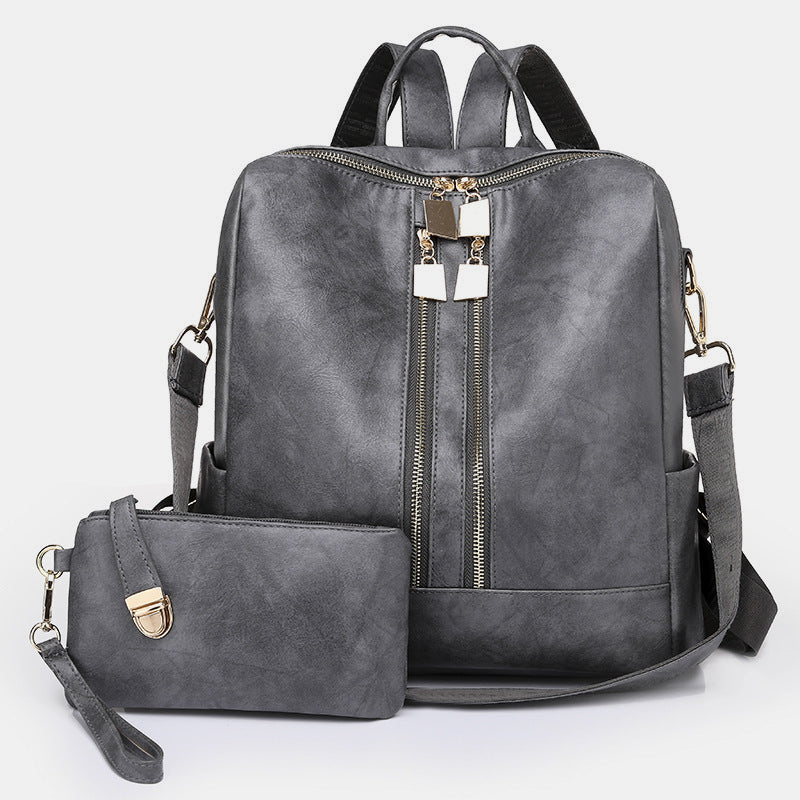 Fashion Women Backpack With Card Bag