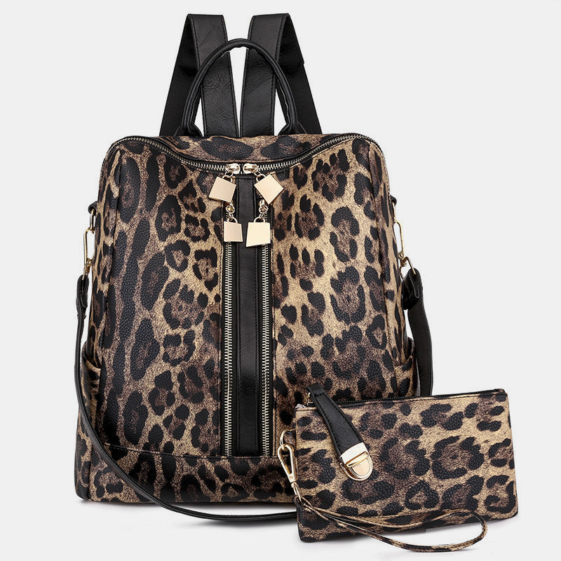 Fashion Women Backpack With Card Bag