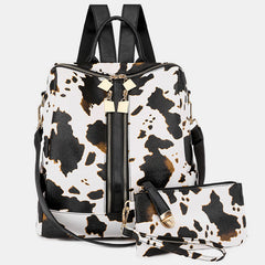 Fashion Women Backpack With Card Bag