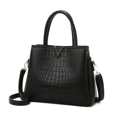 Crocodile Pattern Handbag Shoulder Bag