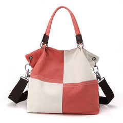 Casual Canvas Shoulder Bag Boston Bag