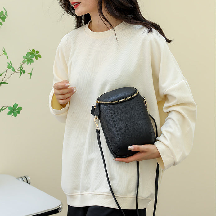 Small Bucket Bag Shoulder Bag Crossbody Bag