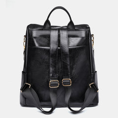 Soft Leather Backpack Purse