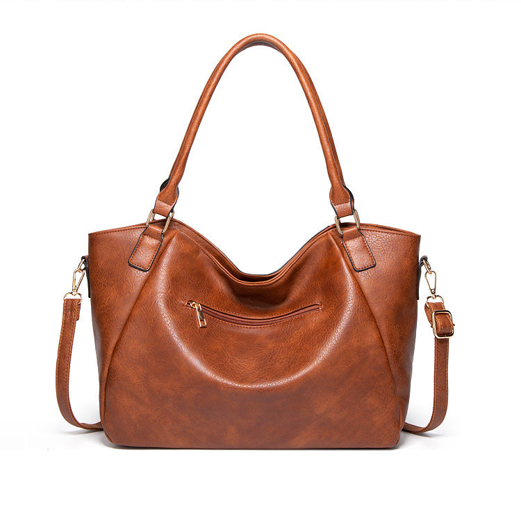 Women Leather Handbags Vintage Shoulder Bag Tote Purse